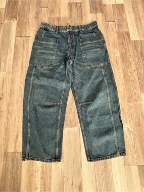 ME+EM Relaxed Carpenter Jeans in Faded Blue